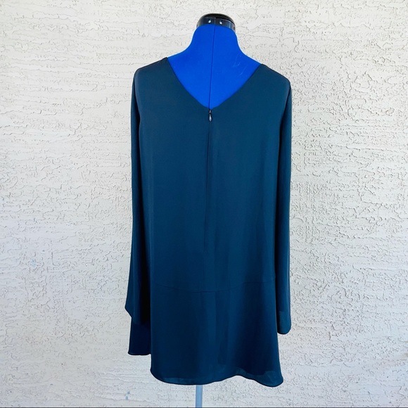 Cinq à Sept Black Cecil Knotted Crepe Mini Dress - Picture 4 of 10